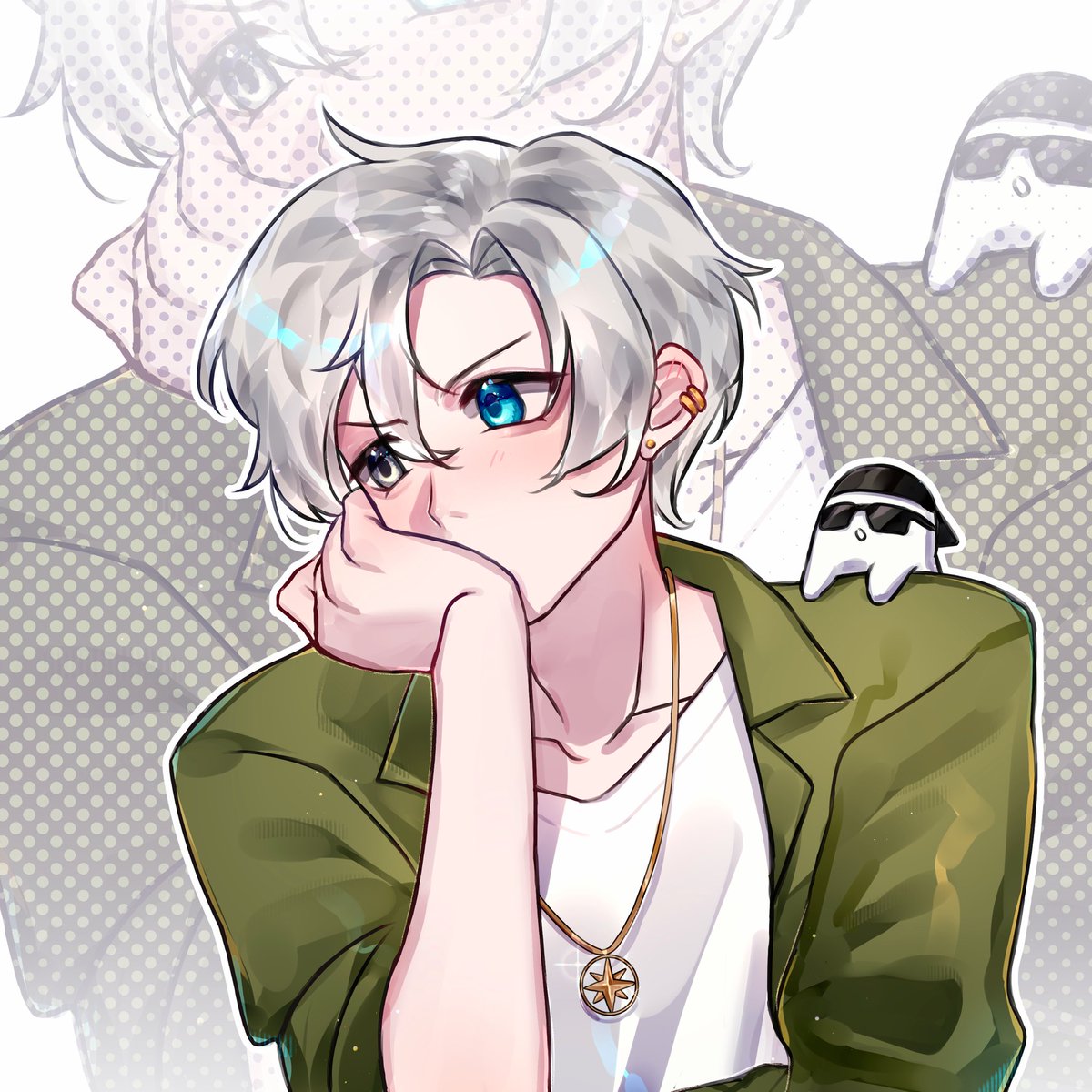 It’s okay to rest and look after yourself, take the moments and time that are needed for you 🍃💚

🎨Artist: <a href="/bakskuy_/">B★KS☆☆☆☆ | COMMS OPEN</a>
vgen.co/Bakskuy_
#SoulArt #Art