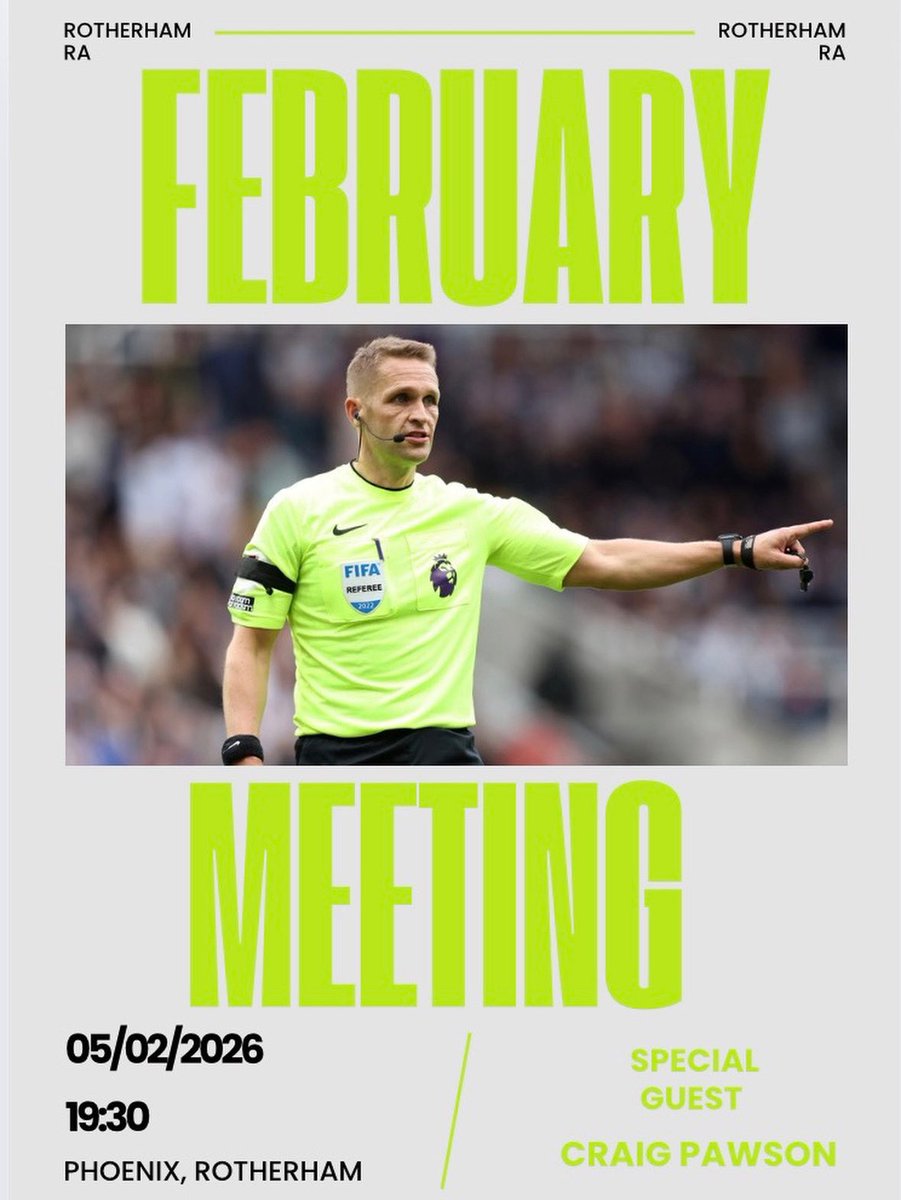 Rotherham Referees Association tweet media