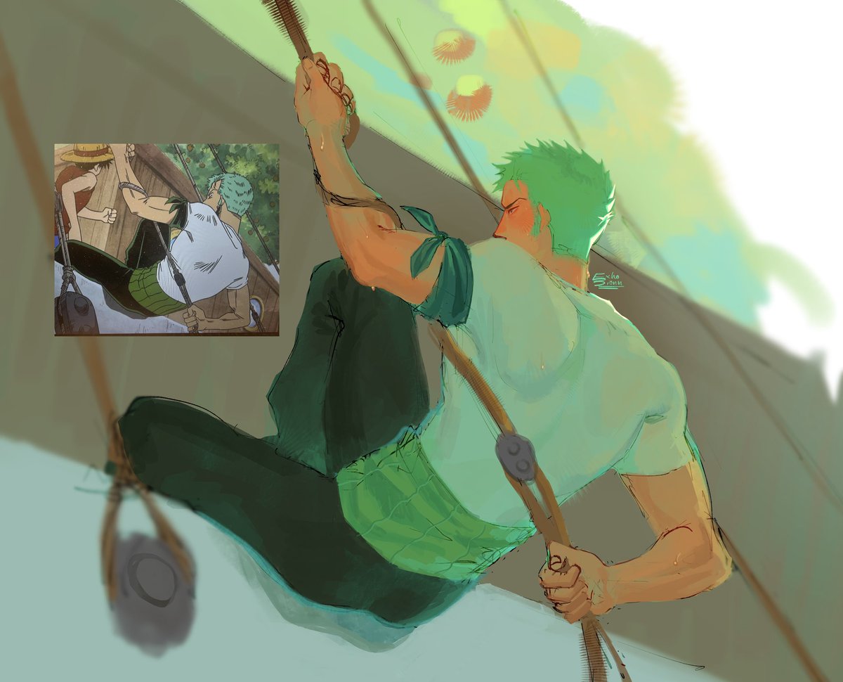 zoro scene redraw !!!
#zoro