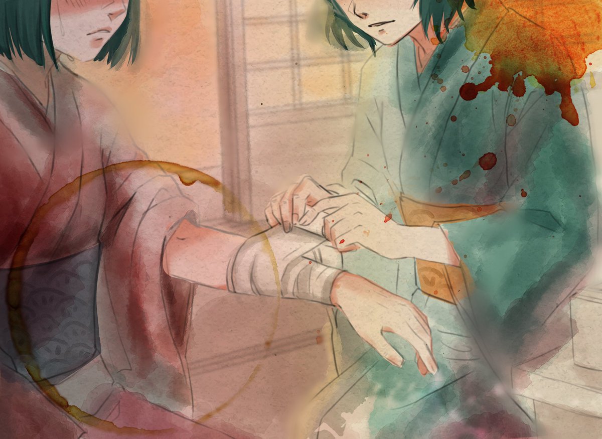 lumen___sky's tweet image. Sorry (no), but I'll be busy drawing Zenin twins for the next couple of weeks