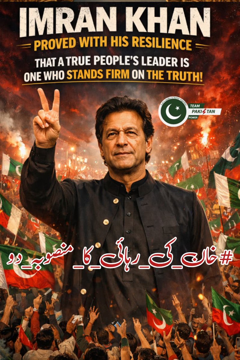 _Ft9t's tweet image. میں @ait9t ایک ذمہ دار شہری کی حیثیت سے مرکزی لیڈر شپ سے سوال کرتی ہوں کہ تاخیر کیوں ہے، عملی ٹائم لائن کب ملے گی، اور عوام کو متحرک رکھنے کیلئے کون سا مربوط پلان سامنے لایا جائے گا
#خان_کی_رہائی_کا_منصوبہ_دو
@TeamPakPower