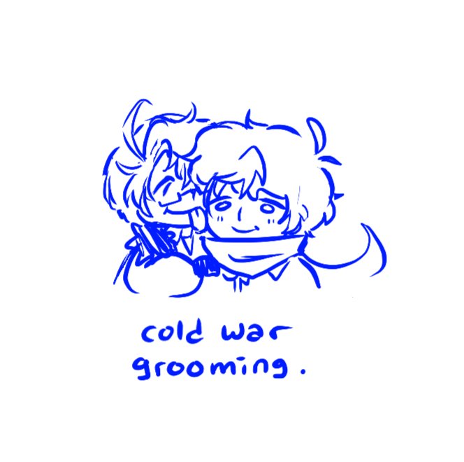 NITYISDREAMING's tweet image. cold war grooming 😛