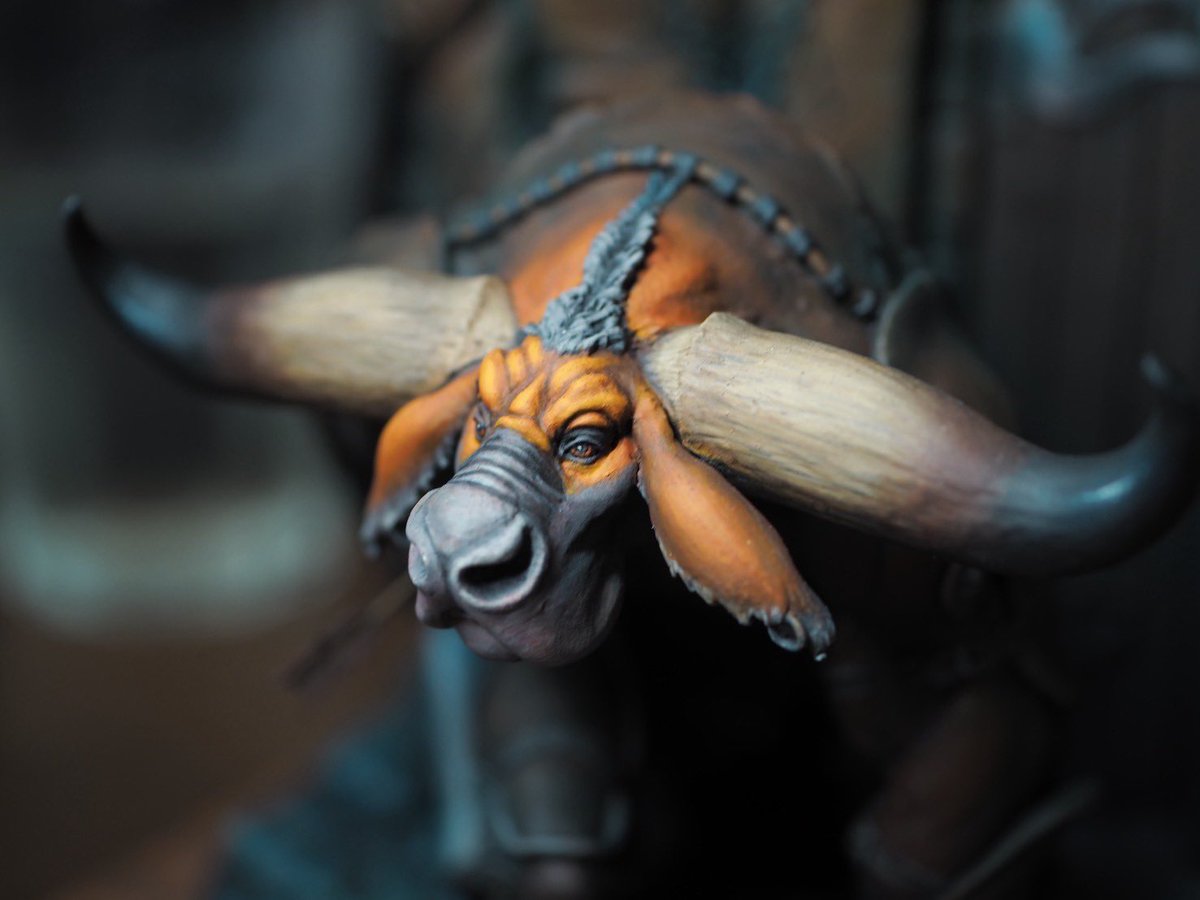 wip Minotaur Journeyman Miniatures
#ファレホコン6