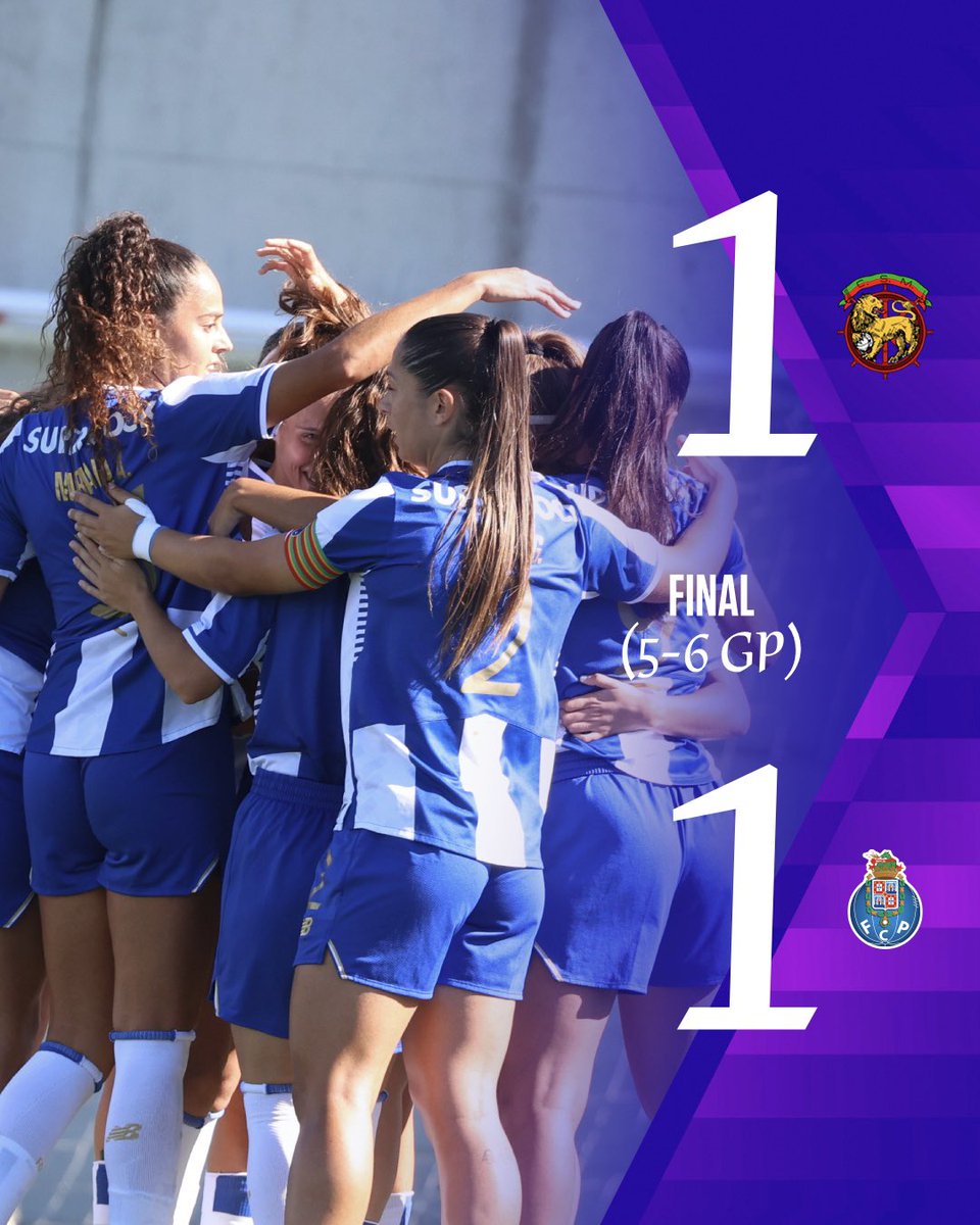 ESTAMOS NAS MEIAS-FINAIS DA TAÇA DE PORTUGAL 💙

#FCPortoW