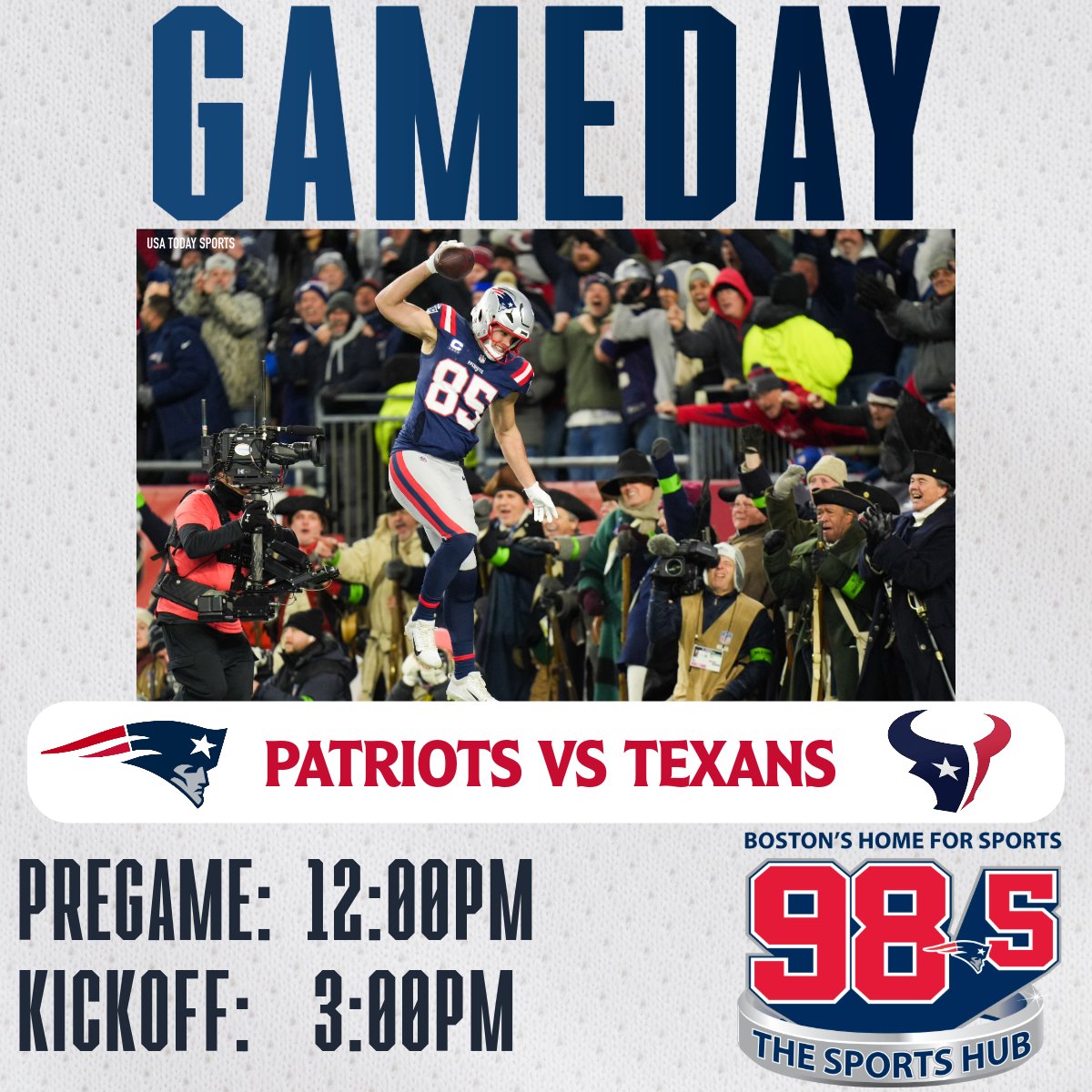 985TheSportsHub's tweet image. DIVISIONAL ROUND!! Pregame coverage begins at Noon with @bigjimmurray and @cgasper.