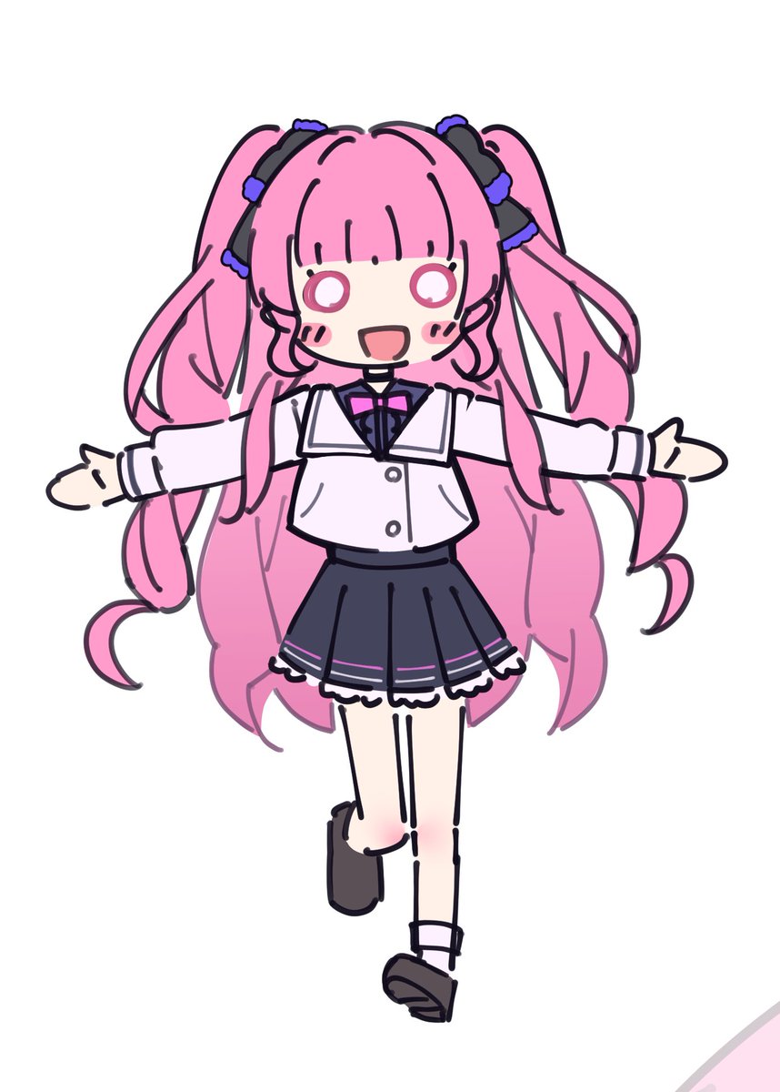 確認用に描いたらくがきがかわいかった 