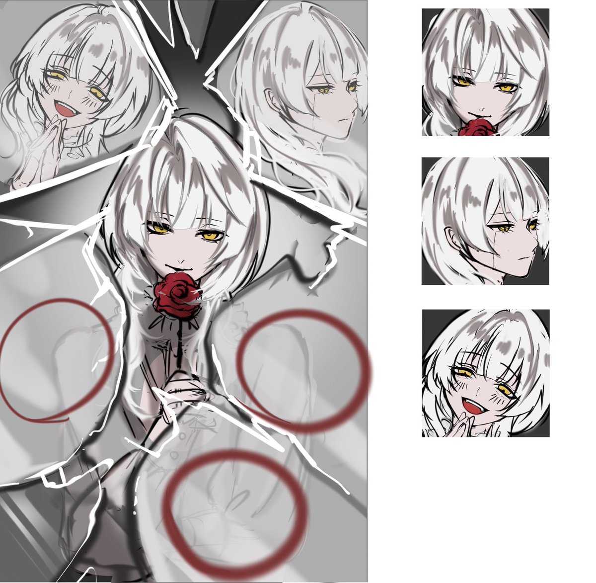 アルパカさん アルパカさんの表情集こういうイメージで募集したいと思っています