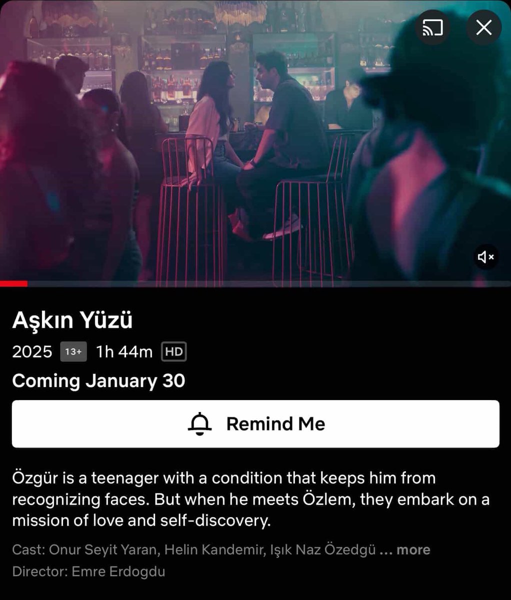 🎬 FILM| Onur Seyit Yaran'ın başrolunde yer aldığı #AşkınYüzü filmi 30 Ocak'ta Netflix'te yayında ✨⭐️

#OnurSeyitYaran