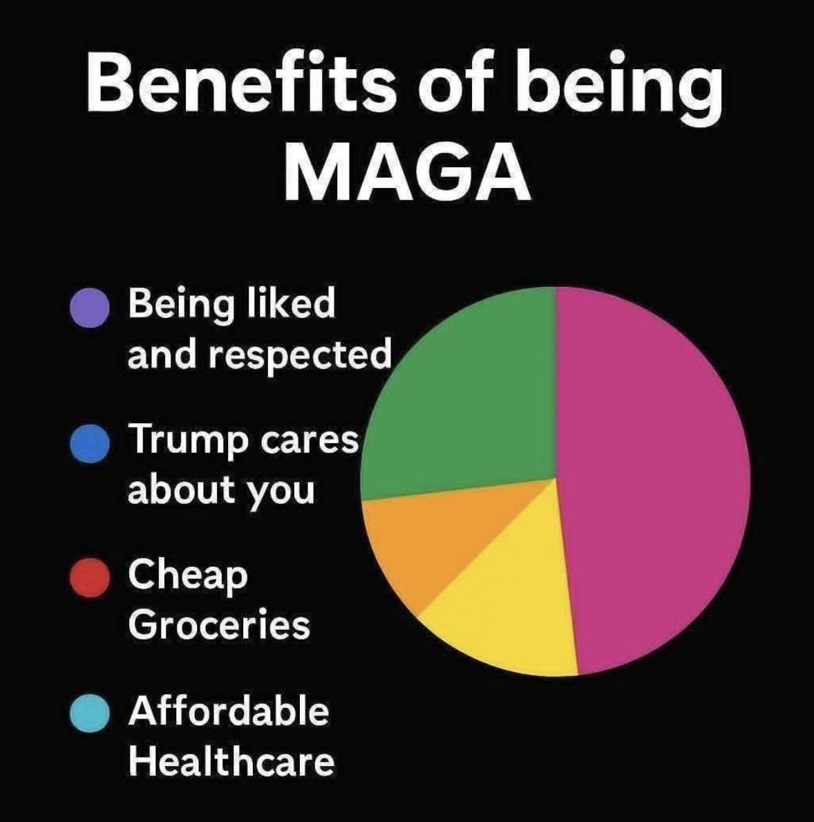 BrittanyinTexas's tweet image. The funniest pie chart…