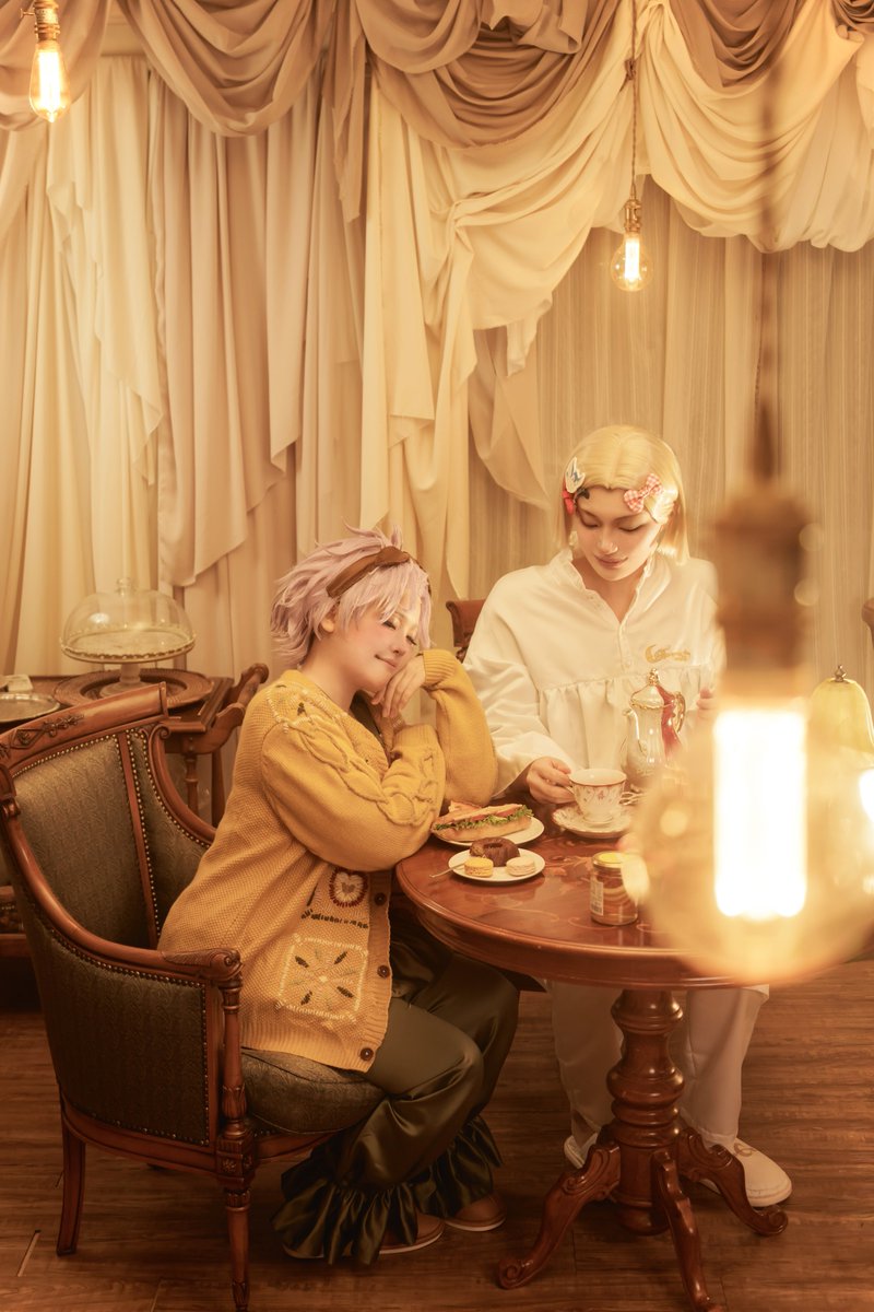 cosplay / twst 🍎&amp;🏹

　　　　   　　〜真夜中のお茶会〜
　　 　  「 とっておきの紅茶を淹れよう 」