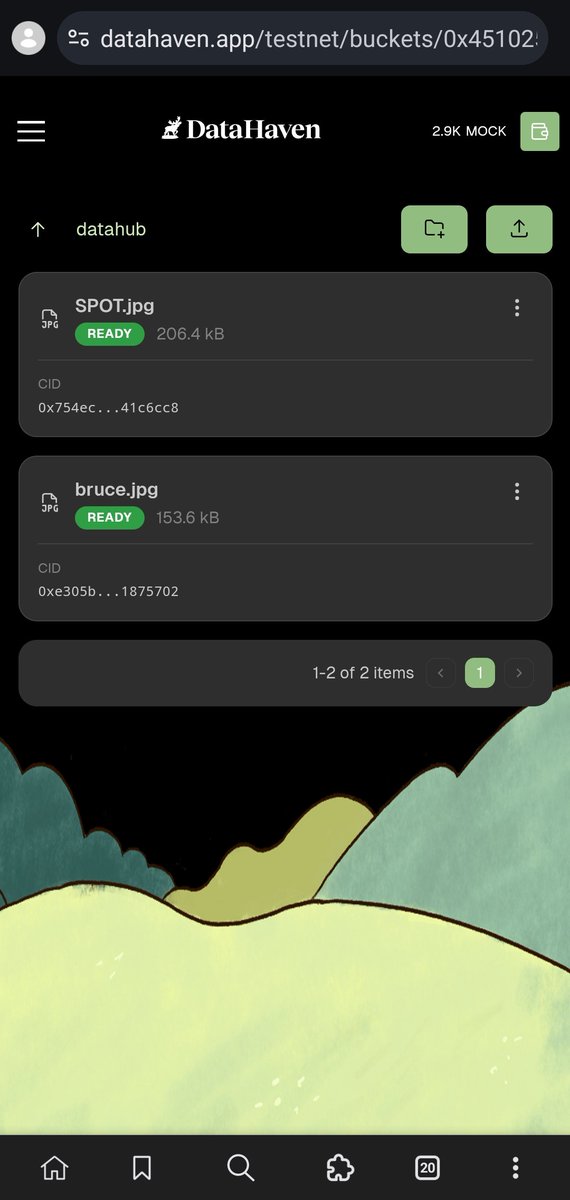 Just completed my first DataHaven testnet upload with the file “Bruce.” The flow was simple, clear, and verifiable. It’s exciting to move beyond theory and actually store data on a decentralized network. <a href="/DataHaven_xyz/">DataHaven 🫎</a>  first Testnet