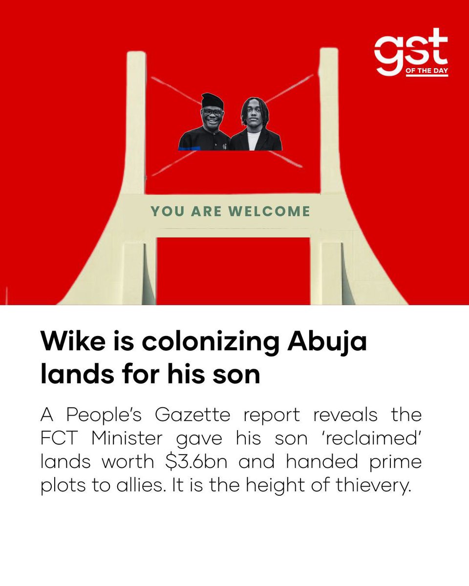 wearegst's tweet image. Abuja has never been this unsafe.

This is what Wike’s “governance” looks like.