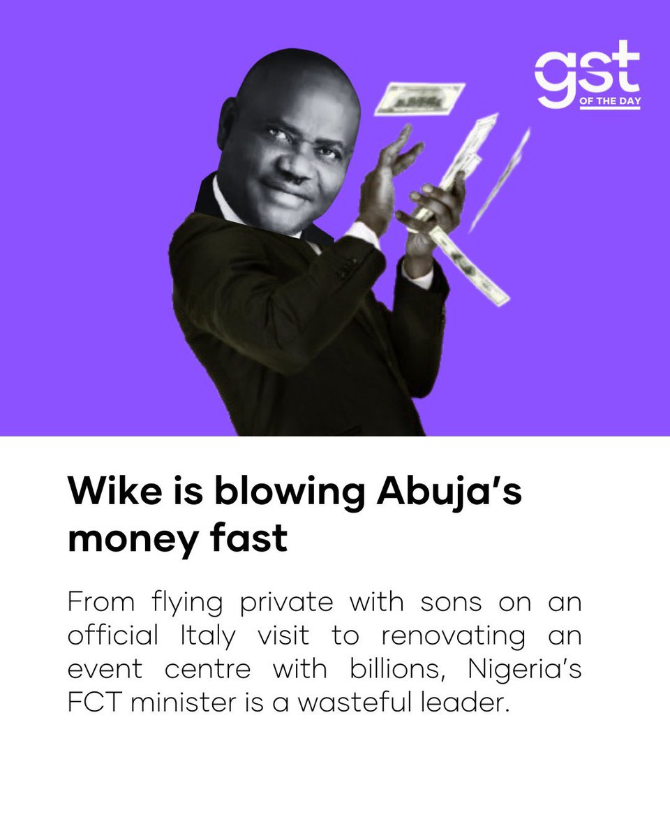 wearegst's tweet image. Abuja has never been this unsafe.

This is what Wike’s “governance” looks like.