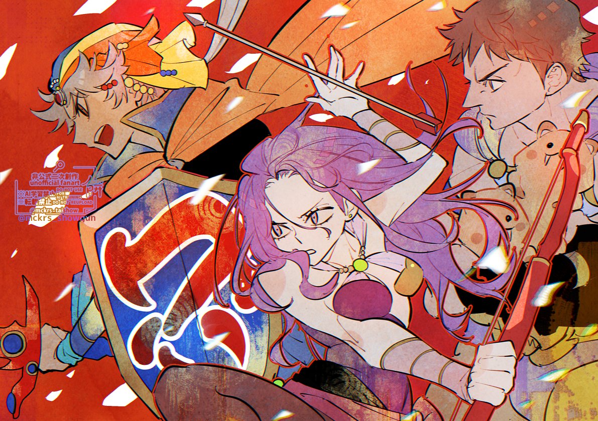 Ⅱ
ドット絵にひっぱられてちょっと低めの頭身で描くのも楽しい