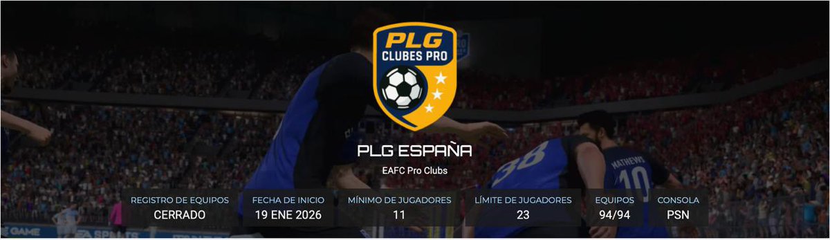 PLG_Spain's tweet image. Huele...huele...a INICIO 🕶️🚂

✅ Equipos
✅ Divisiones
✅ Calendarios

Y esta tarde os contamos TODOS nuestros equipos participantes...⏰🤭

¿Estáis listos para la Temporada 11 de @PLG_Spain? 💣

#11PLG 🫵⚽️🎮