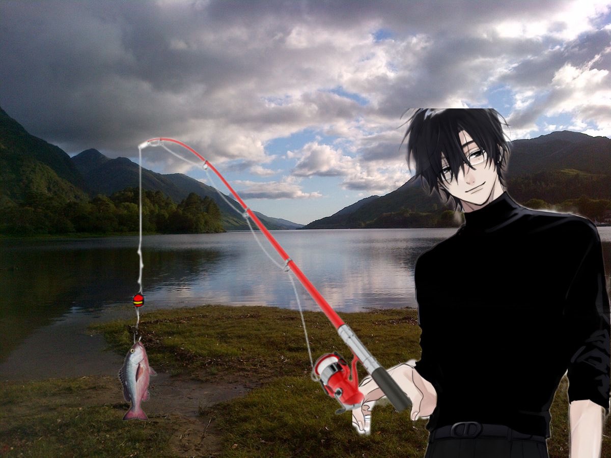 Madam, Ya Merlin. Saya lagi mancing.