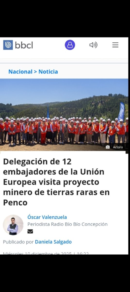 Incendios en el Biobío

Coincidencia? No!, agenda globalista para la compra de tierras a precio ínfimo. 

La elección de ministros viene pauteada para el nuevo gobierno de Kast.

Y el gobierno de Boric es otro actor

La localidad más afectada es Penco 
👇
biobiochile.cl/lista/tags/tie…