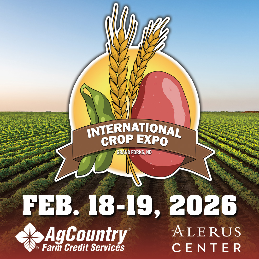 The International Crop Expo is ONE MONTH away!  🎉
Join us at the Alerus Center on February 18 &amp; 19 for seminars, keynote speakers, and over 100,000 sqft of farming machinery and vendors.
 👉 Learn more at bit.ly/3JvHNVb