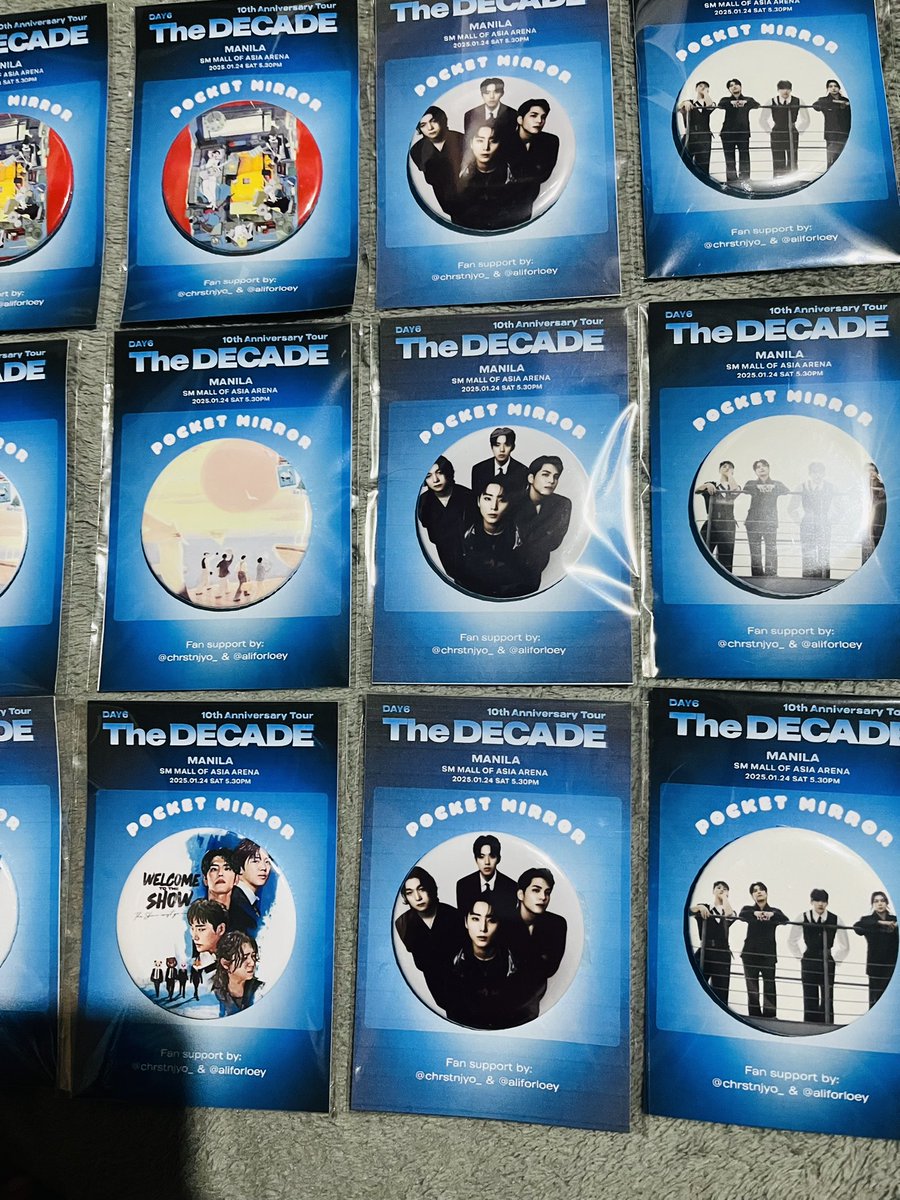 chrstnjyo_'s tweet image. DAY6 THE DECADE IN MANILA FREEBIES 💕

Fan support by: @chrstnjyo_ 
Lyric art by: @aliforloey 

🪞Pocket Mirror
🍻Magnetic Bottle Opener
🍀 Reusable screen cleaner

❤️ Choose 1 only: limited qty
🍀 like &amp;amp; rt
📍 time &amp;amp; loc tba

#The_DECADE_MANILA
#TheDECADEinManila
#DAY6inManila