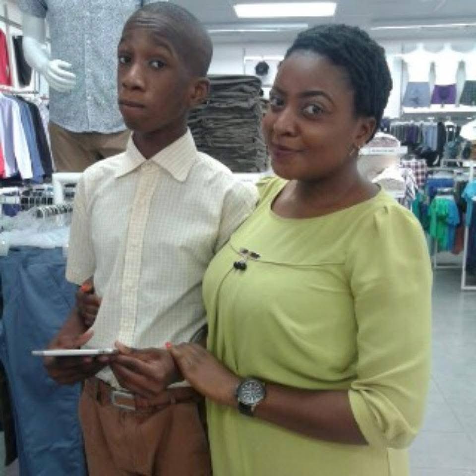 Mavoswagoo's tweet image. Mavo and mom in 2015. 
 Proper school boy from day 1 😁❤️