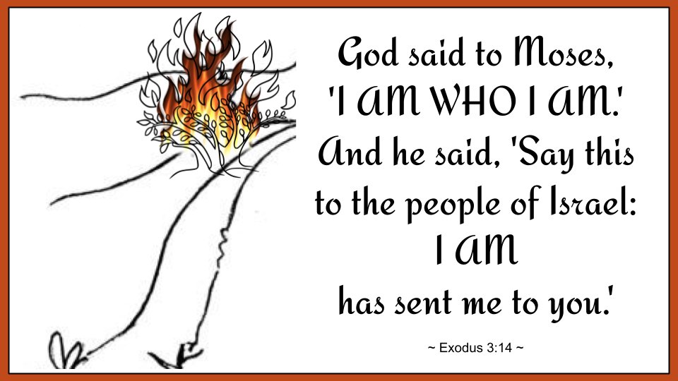 fpcphoenixville's tweet photo. God spoke “I AM” through fire and through Jesus, revealing his eternal existence. Join us at 10:30 AM today to worship the God who is, who was, and who is to come. To view online, visit https://t.co/BPLUBHutuh #lovingFPC #Phoenixville #IAM https://t.co/IumGREY0lv