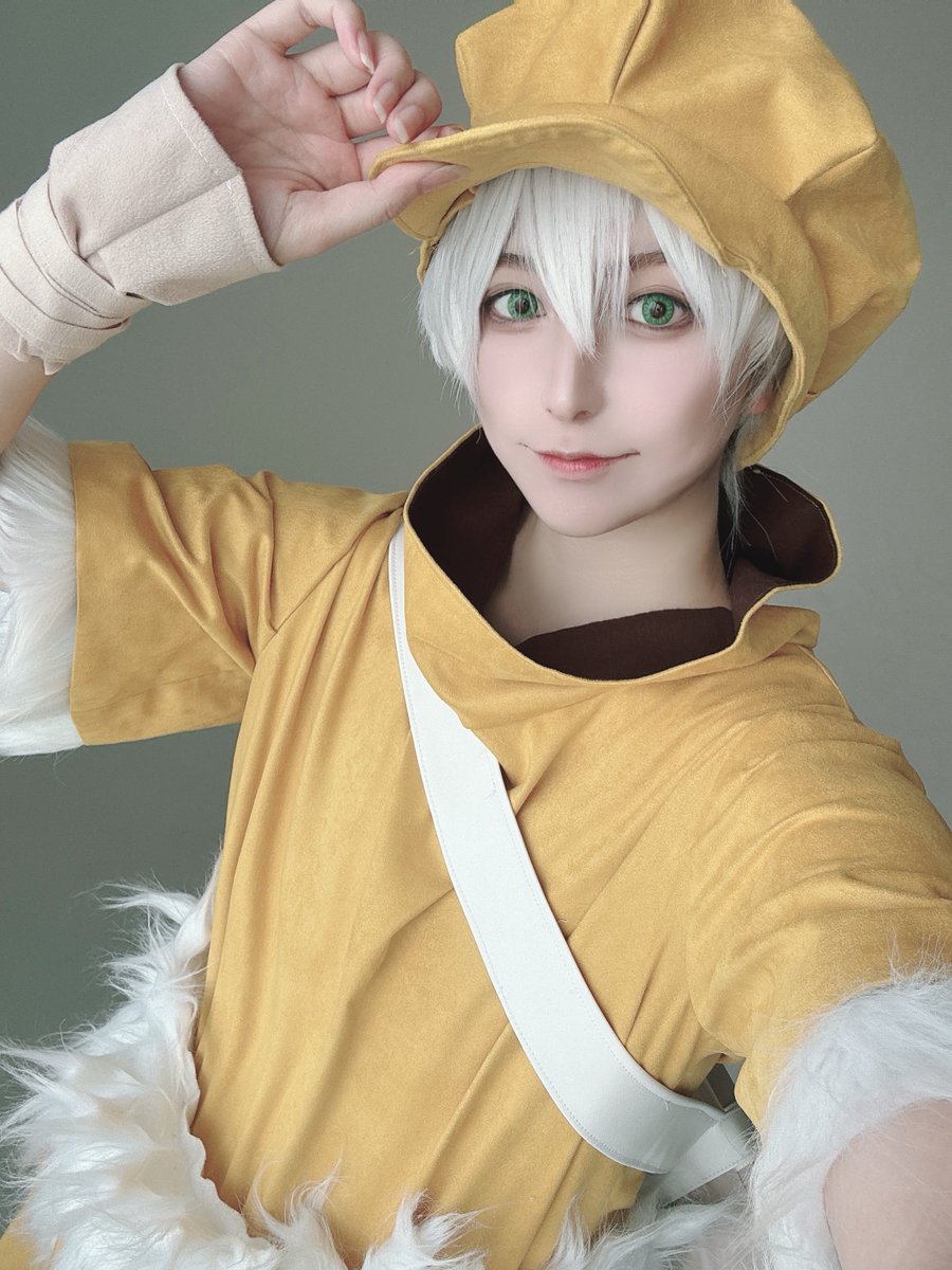 ⚠️cos
はるひちゃんに一式お借りしてdcst羽京やってきた〜〜〜〜🙌
見慣れないけど楽しかった！！