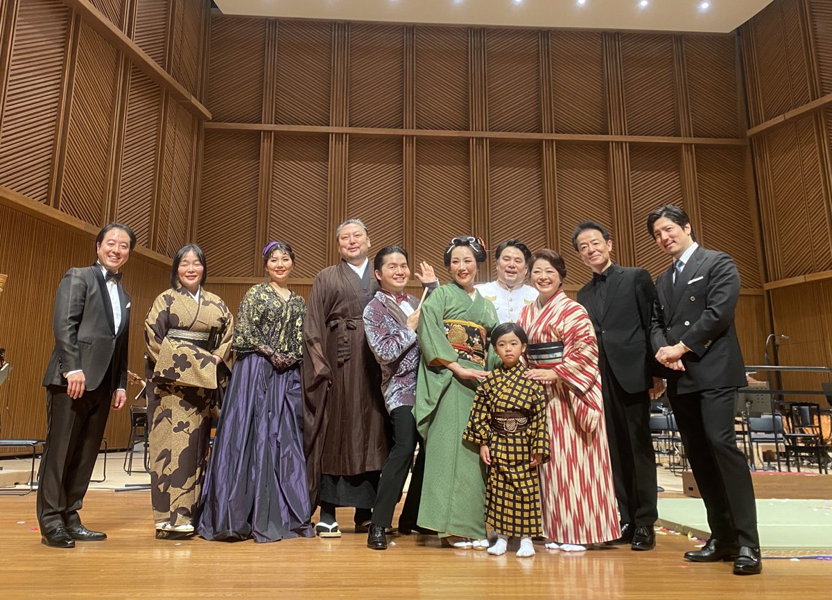 山形交響楽団『蝶々夫人』🦋
やまぎん県民ホールにて、満場のお客様の熱気に包まれつつ終演👏
指揮:阪哲朗
演出:太田麻衣子
蝶々夫人:森谷真理
ピンカートン:宮里直樹
シャープレス:大西宇宙　
スズキ:藤井麻美
ゴロー:髙梨英次郎
ボンゾ:三戸大久
ヤマドリ:深瀬廉
ケート:石野真帆
子ども:深瀬文杜