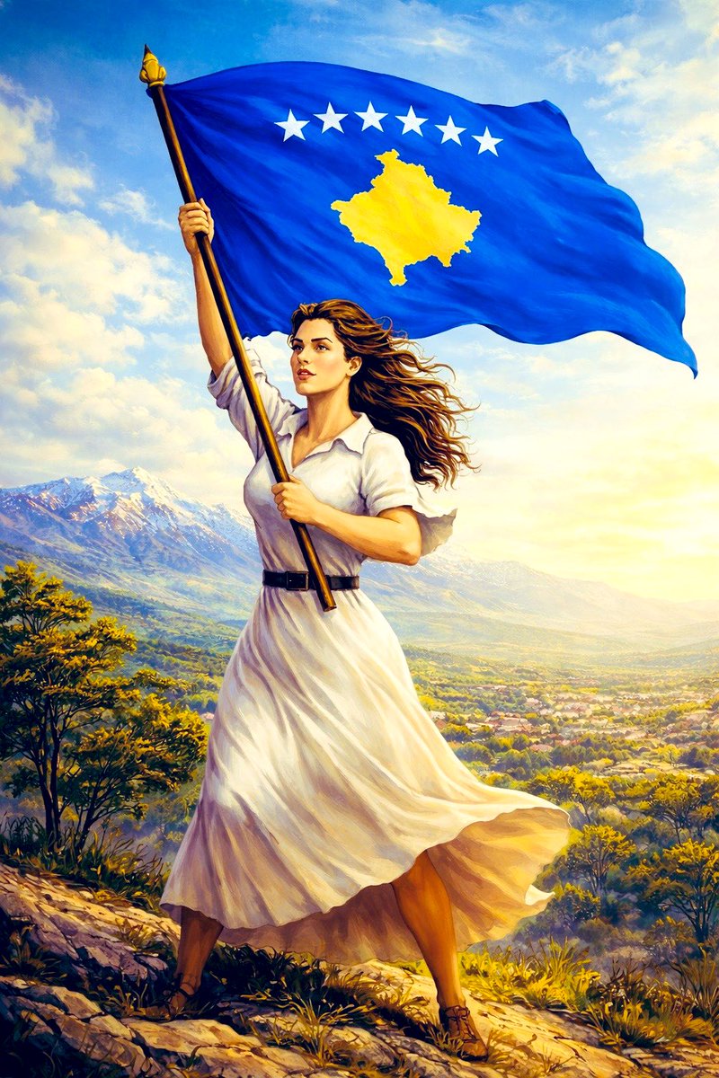 fadilosmani's tweet photo. Simbol i forcës | guximit dhe dinjitetit të femrës shqiptare 🇦🇱.

🫡 | Ajo përfaqëson rolin vendimtar që gratë shqiptare🇦🇱 patën | krah për krah me mijëra djem shqiptarë | në rrugën e lirisë dhe shtetësisë së Kosovës.

..për heroinat e Kosovës🇦🇱🇽🇰 https://t.co/xUYGLSjnYD