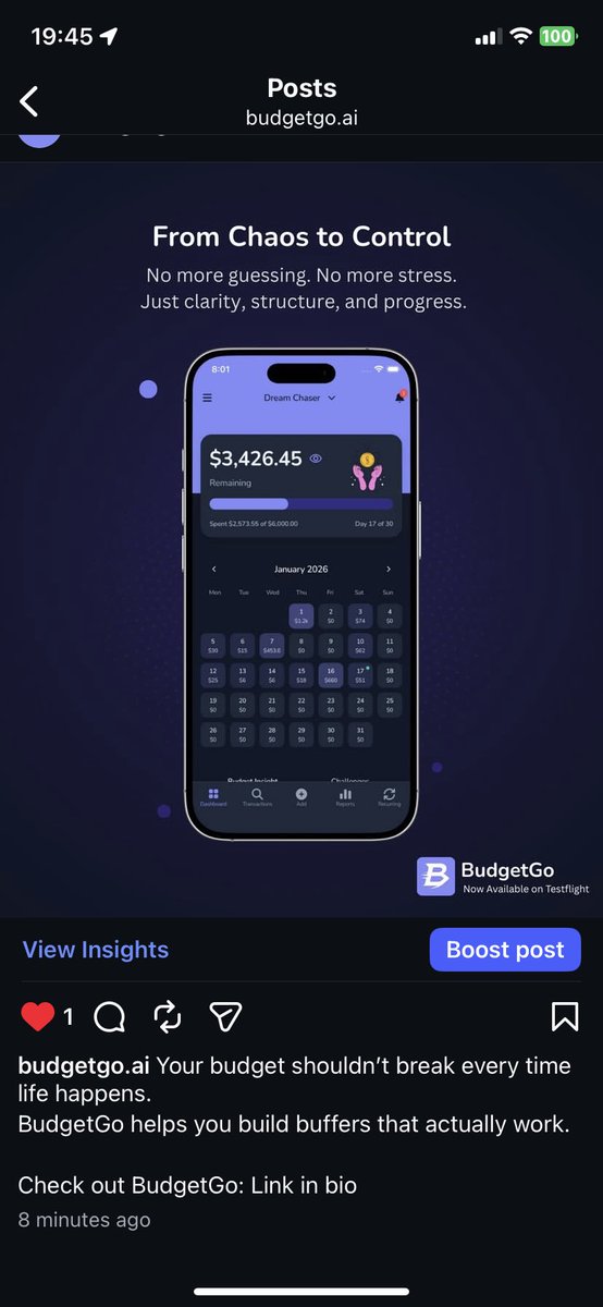 testflight.apple.com/join/V6pXPwcp BudgetGO:%20AI%20Financial%20Wingman
