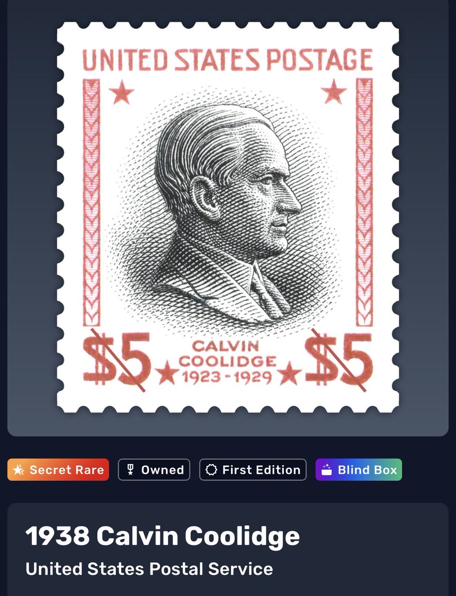 THE CROWN JEWELS: Prexies Series IV 💎
 
The VeVe Collection from 2025 bringing the high-stakes "Heavyweights" of the 1938 Presidential Series to the #Web3 We’re moving from cents to DOLLARS. VeVe used stamps with <a href="/USPS/">U.S. Postal Service</a> permission.
 
This final frontier features the elite leaders