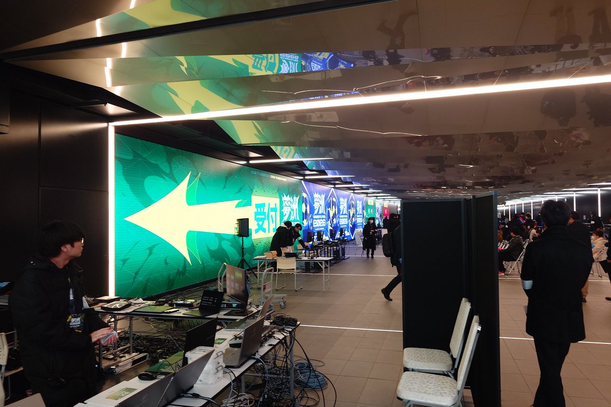 まさか、夢洲駅構内でesports大会開かれるとは。
#大阪・関西万博