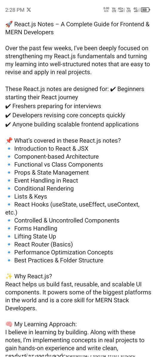 Venkydotdev's tweet image. The reason why I don't open LinkedIn

The only thing I see after opening LinkedIn in the first two minutes is "I went to this hackathon and won that price" and in the next two minutes i see lots of PDFs,notes that are made on Tech stack like node js , react js.

After seeing all…