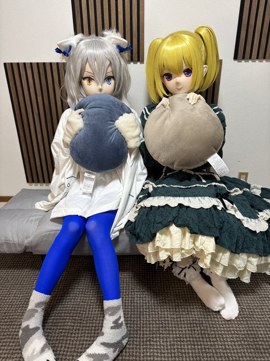 早速お二人に来ていただきました！ 着ぐるみさんだ！！！ thx