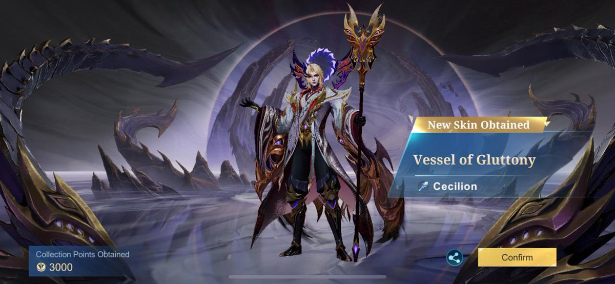 mlbbfess's tweet image. Sumpah skin ml! baru nya cecilion lebih bagus dari pada skin collector wkwkw. Kalo moonton ngelurin event skin cecilion collector sama soul ini. Gw gak akan ngelirik collector 🤣