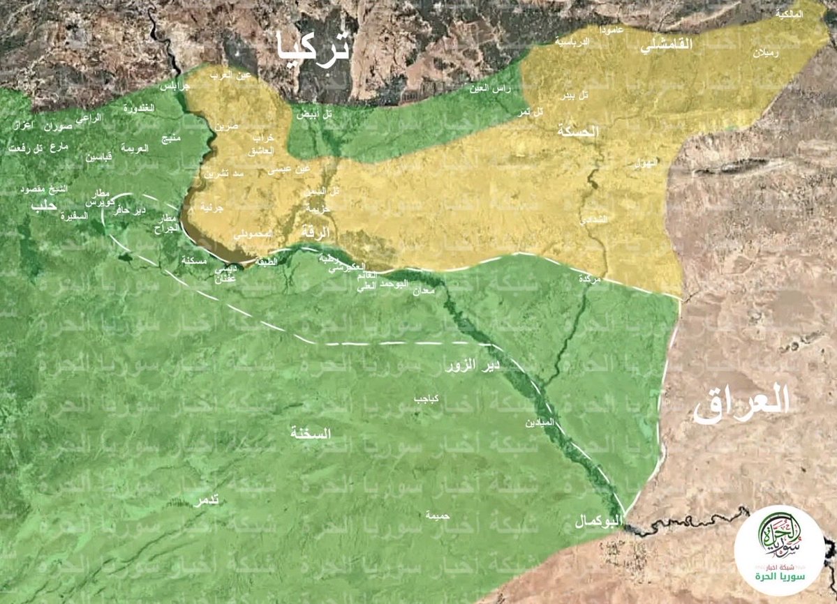 Policy45's tweet image. قسد ستقاتل على العقد… لا على المدن

بعد خسارة حقول .. المعركة تتحول من "مساحة" إلى مفاصل:
•سد/مطار/جسور/عقد طرق (الطبقة مثال واضح).  
يعني: الحسكة تُترك للتفاوض مؤقتا.. بينما الضغط يذهب للرقة ومحيطها لأن هذا 
"يعيد تسعير" التفاوض.

الاشتباك بين العشائر وقسد مرشح يتوسع
لأن:
فيه…