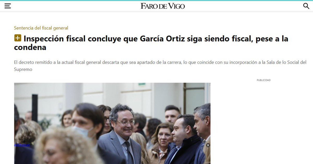 Capitana_espana's tweet image. 🛑 ¿Es legal que el fiscal García Ortiz, inhabilitado, esté ya trabajando en una fiscalía?

Fue condenado por el Tribunal Supremo por revelación de secretos a 2 años de inhabilitación.

¿Cómo puede seguir ejerciendo pese a la condena?