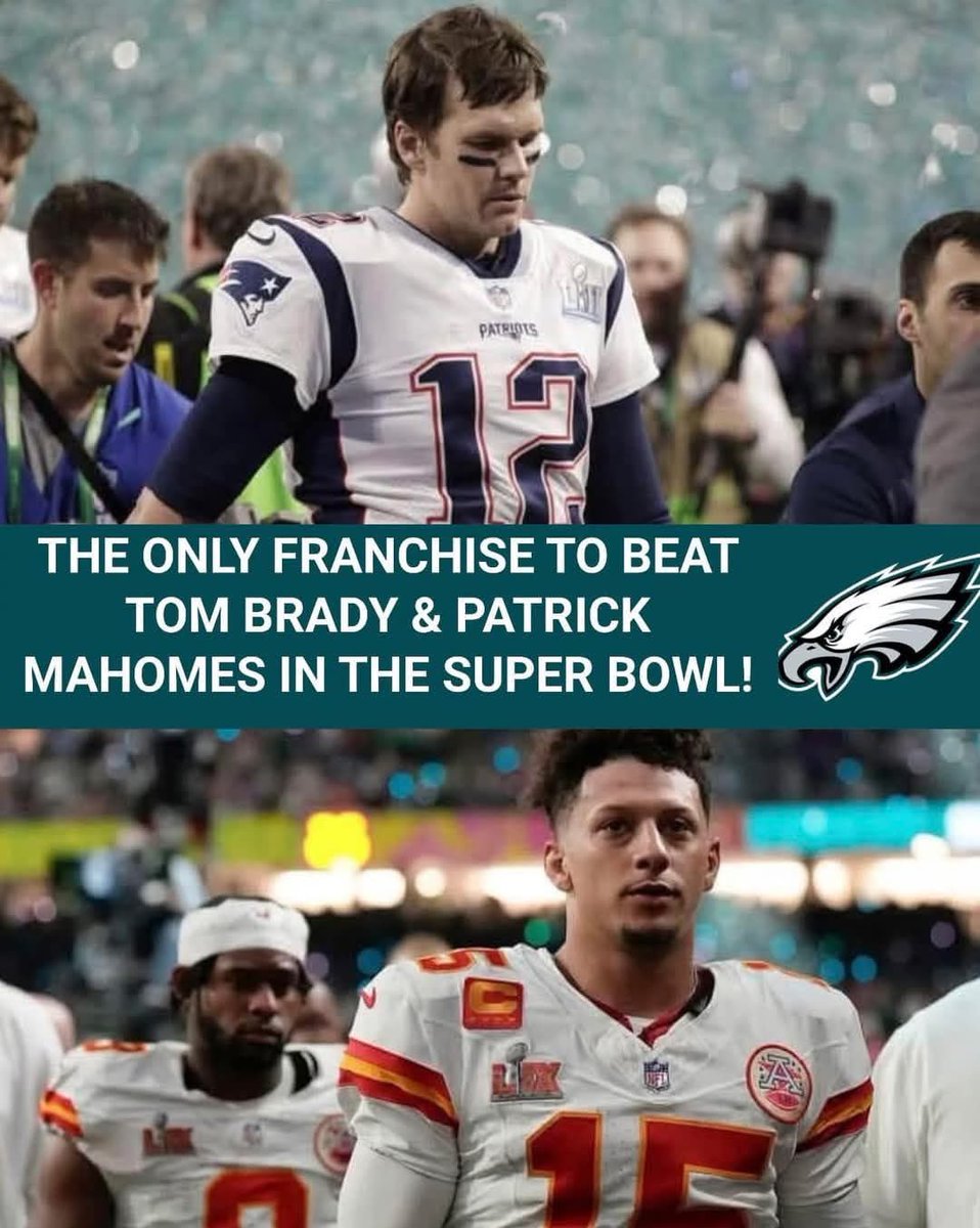 Ezsilk32's tweet image. Eagles had to beat mahomes and brady in rematches to get rings kill your demons