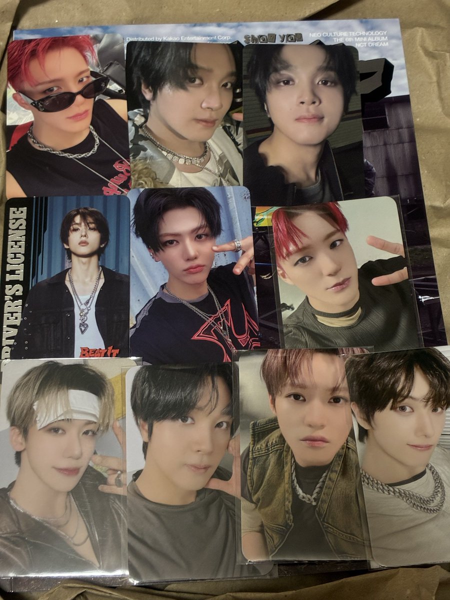 NCTDREAM ドリム 交換 Beat it up マーク ロンジュン ジェノ ヘチャン