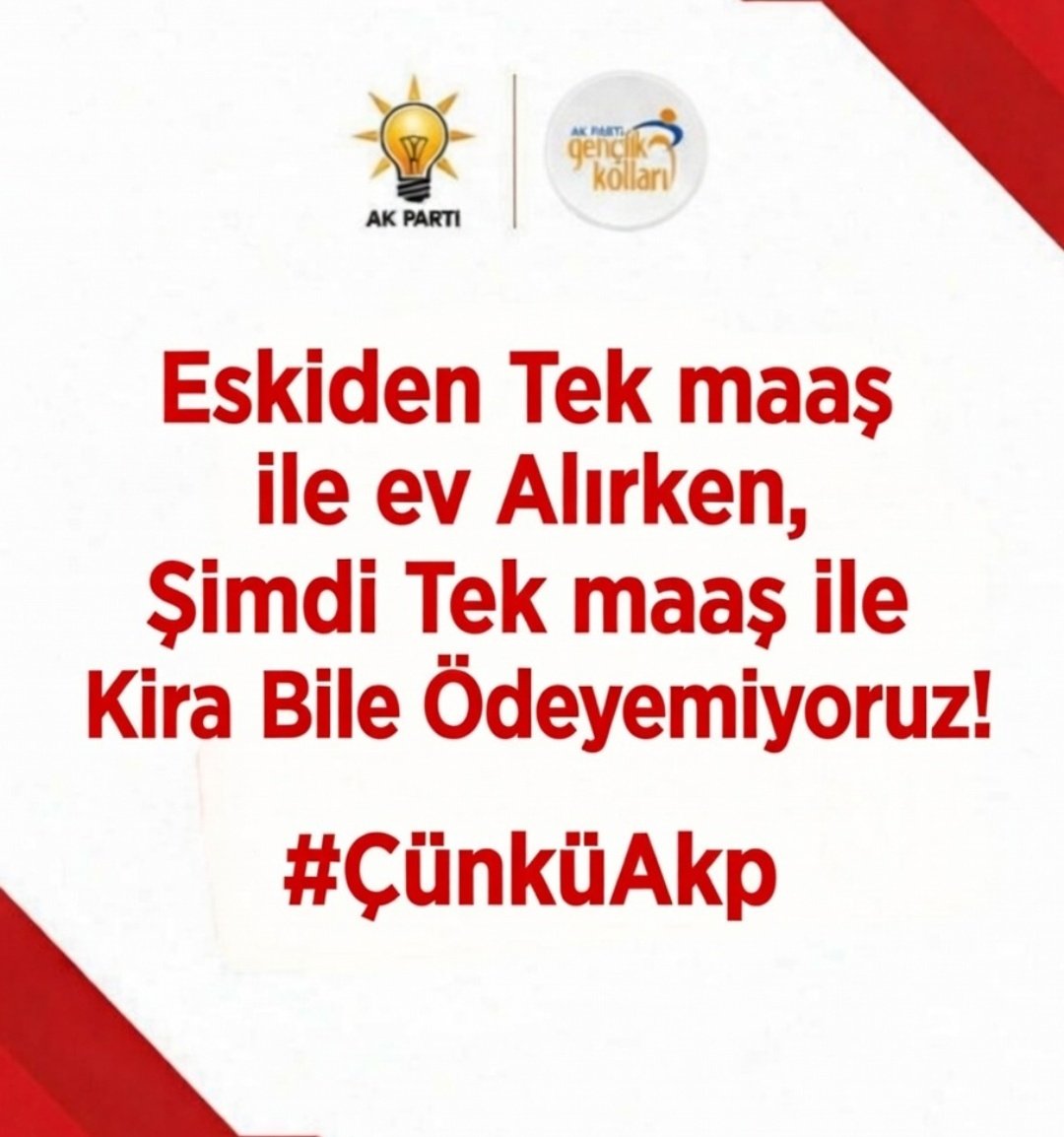 Halk fakirleşmiştir.
Sebep AKP ve MHP iktidarıdır.
#EmeklininAhıGönderirŞahı