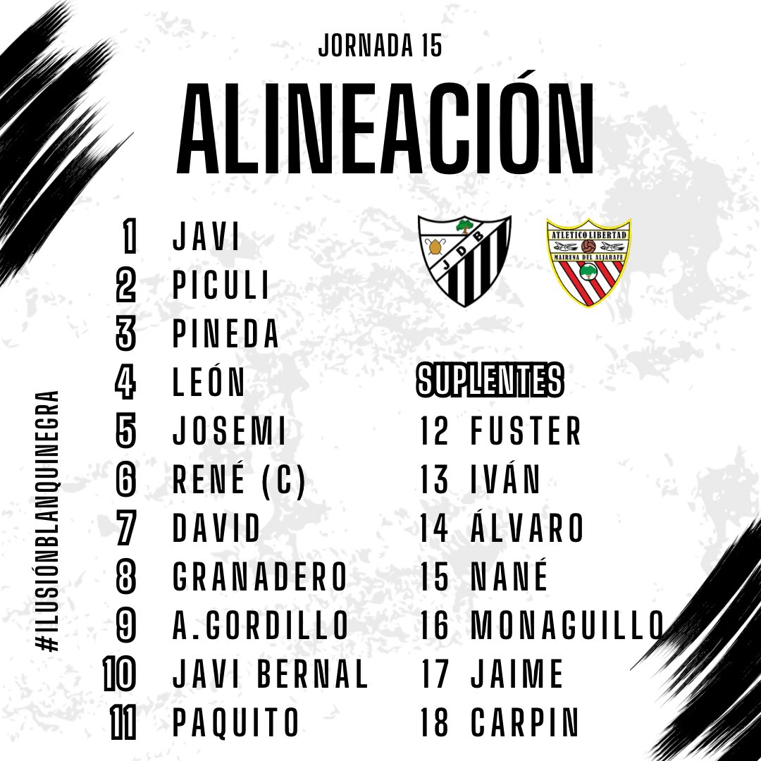 𝑃𝑅𝐼𝑀𝐸𝑅 𝐸𝑄𝑈𝐼𝑃𝑂 📣 ¡𝗔𝗟𝗜𝗡𝗘𝗔𝗖𝗜𝗢𝗡 𝗗𝗘𝗟 𝗣𝗔𝗥𝗧𝗜𝗗𝗢 𝗖𝗢𝗡𝗙𝗜𝗥𝗠𝗔𝗗𝗔!

#IlusiónBlanquiNegra