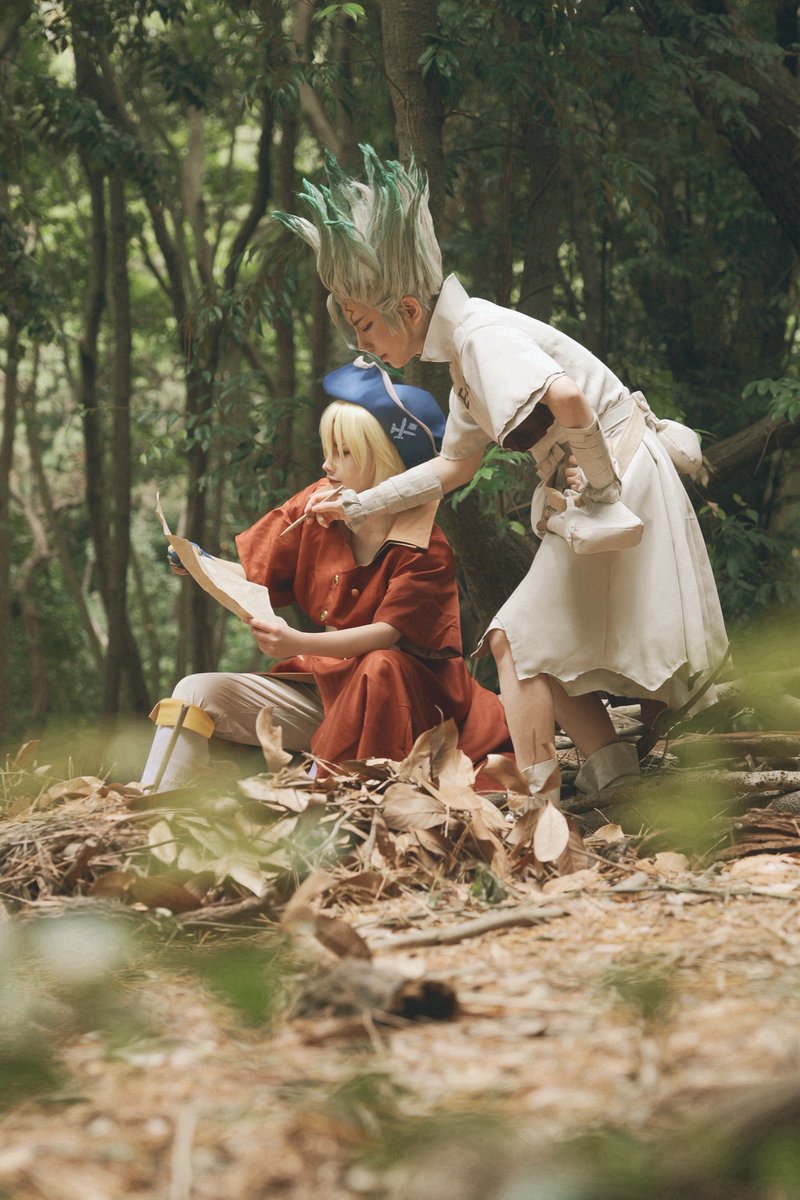 【cosplay】Dr.STONE 千空/龍水
Photo:emo <a href="/emo_Gcos/">emo</a>  #えざき舎