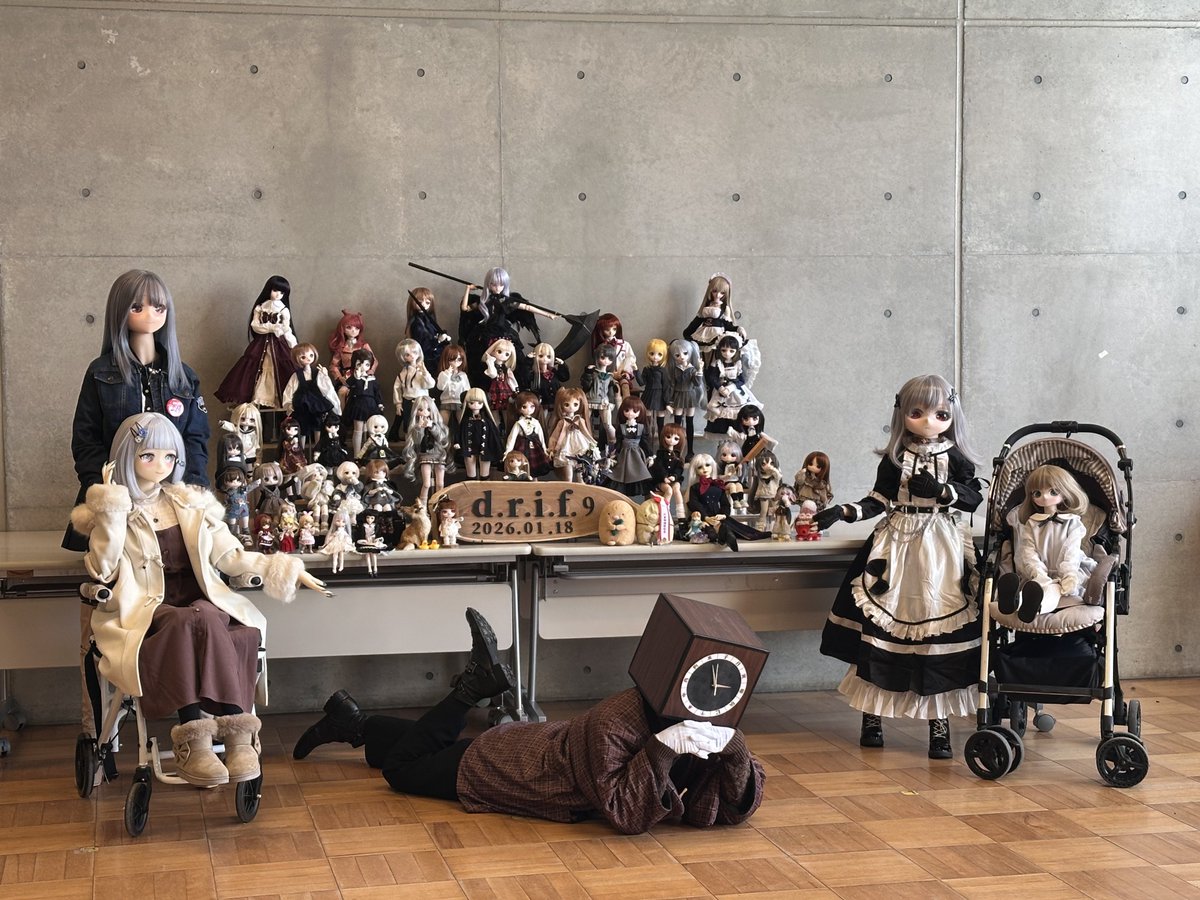 #drif
#まにコス

第9回ドール交流会drif来てくださり、ありがとうございましたm(_ _)m
可愛い子たちがたくさん集まり楽しい会になりました。

また楽しめる会にしていきますので、よろしくお願いいたします！