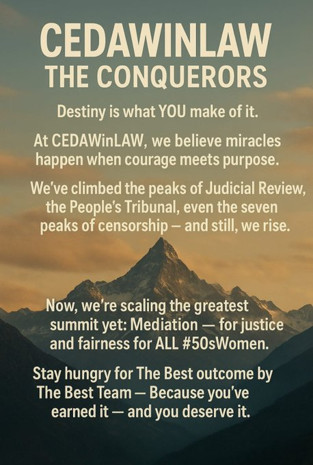 annfenner1's tweet photo. 😥#50sWomen suffered #discrimination both Direct&amp;Indirect
💢6yrs taken by #Stealth by successive #govt
💢Lost Homes #Financially/Emotionally harmed
💫The TRUTH will be TOLD via #trailer/Film of our #INJUSTICE 
Pls support #CEDAWinLAW #TheOneBrightLight💡👌
https://t.co/nzH1GOE7sD https://t.co/oJGK9gOHM5