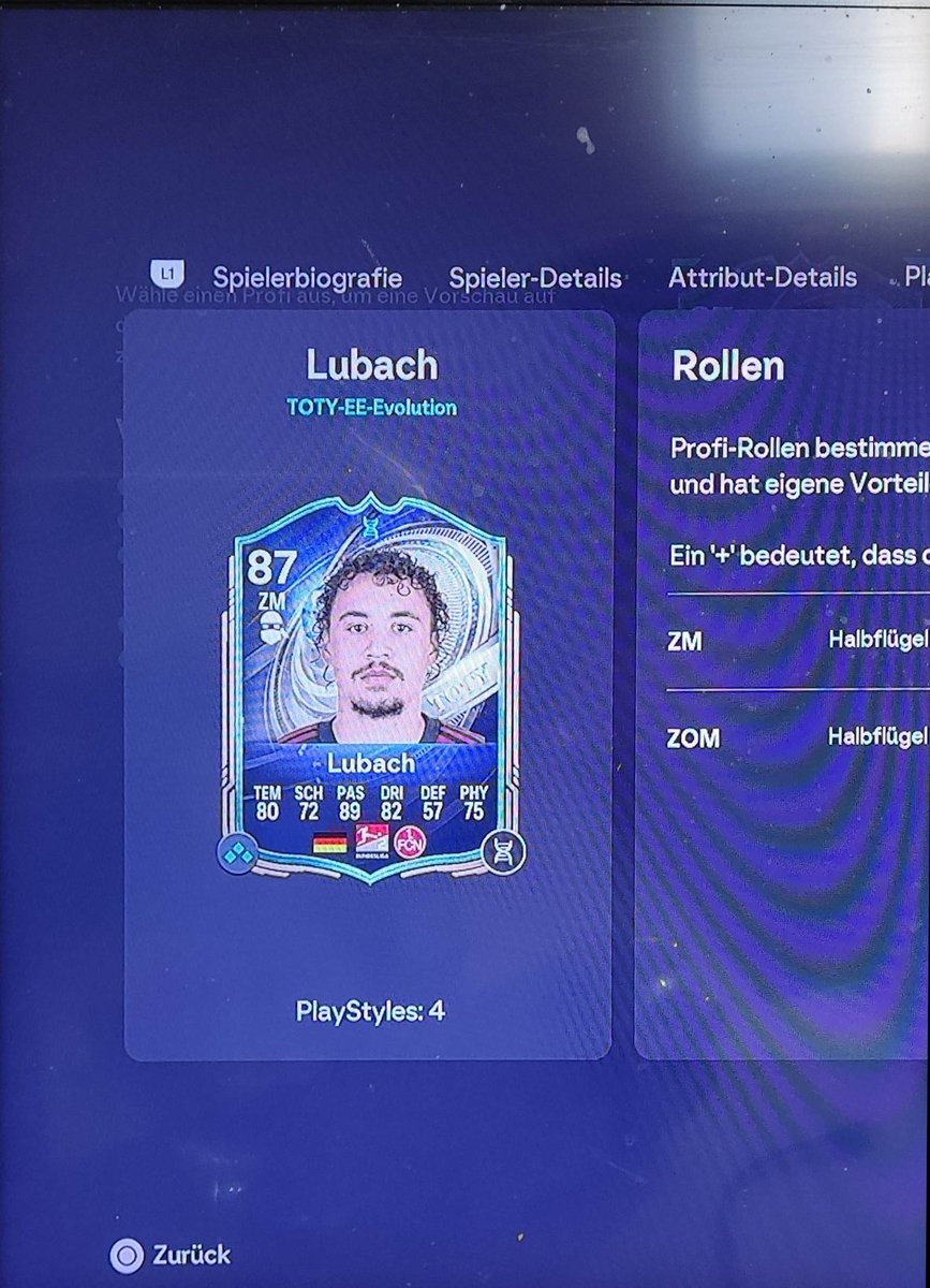 #fcn  #s04fcn welche #TOTY EVO für unseren lubach würdet ihr sagen?