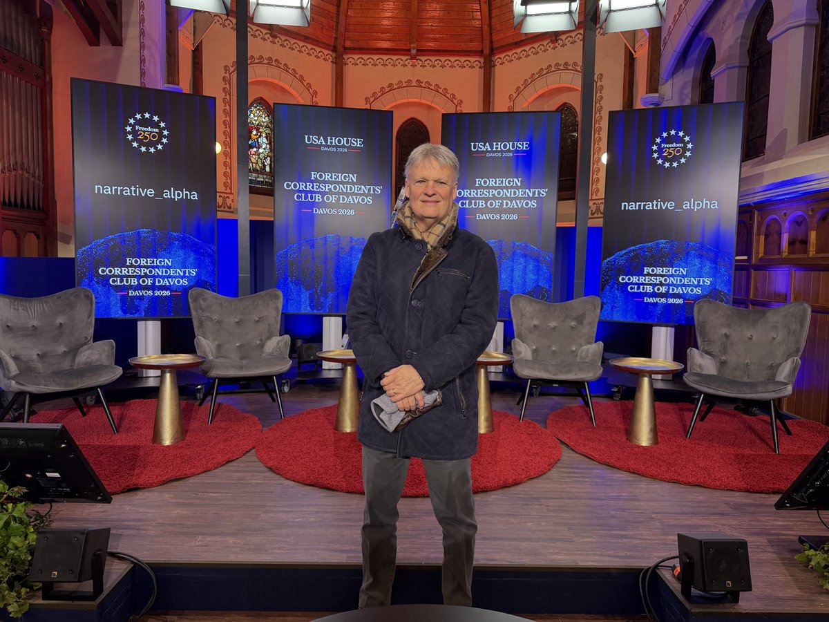 Proud to be a co-sponsor of the USA House at Davos.   Expecting a busy week.