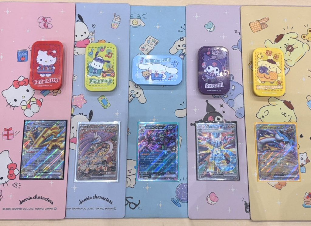 kanunkdk's tweet image. トレカフェス八王子Day2
☆闘サフゴ
闘サフゴ❌4-6 (味噌さん)
闘サフゴ⭕️6-4
バチュサフゴ❌4-6
闘サフゴ❌4-6
ボムドラパ⭕️6-0
ゲッコウガ⭕️6-2 (てしさん)
ピジョリザ❌4-6

チーム5人ピューロランド、3-4‼️
念願のお揃い〜楽しかった😽