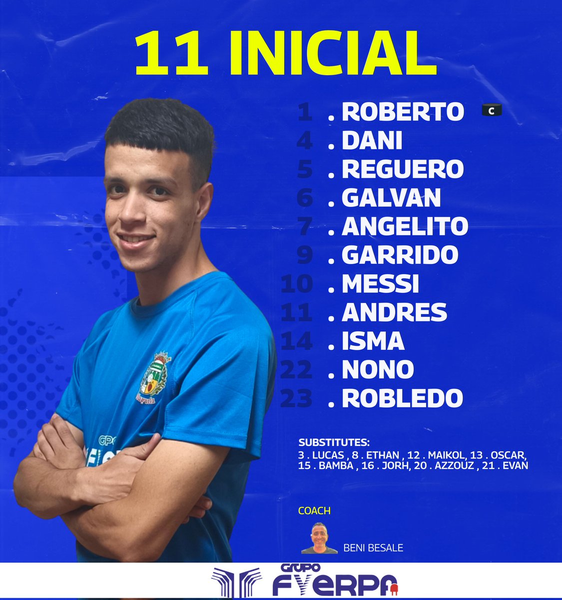 CPTalayuela's tweet photo. ¡ALINEACIÓN CONFIRMADA! 📋🔥
​Once guerreros en el campo y toda una FAMILIA empujando desde fuera. 🍍
​
​¡Hoy nos dejamos el alma en La Vinosilla! 🏟️💪 #VamosTalayuela #LigaAlma #OnceTitular https://t.co/euXnPnsFbC