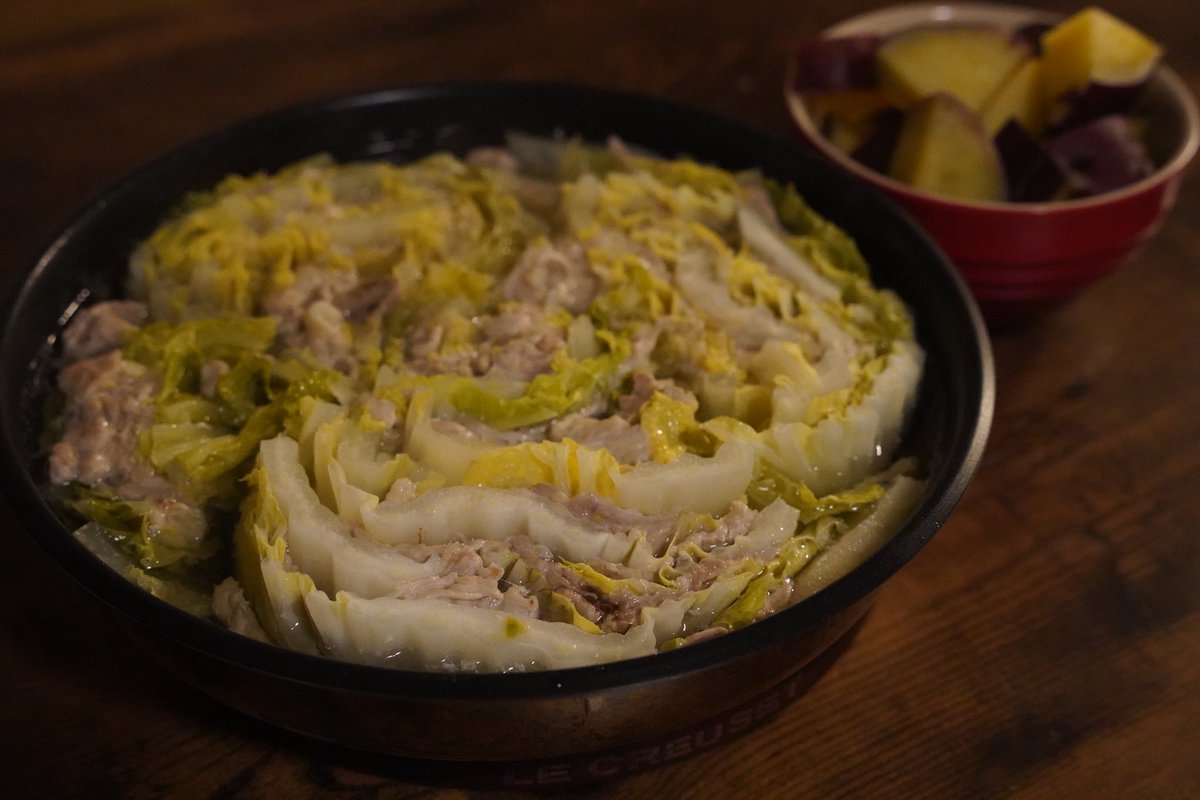 冬の食材は身体の芯から温まるね.
白だしで煮て、ポン酢と柚子胡椒でシンプルでOK.