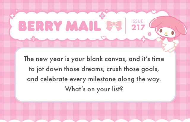 Berry mail 🍓 

#sanrio #2026 #mymelody