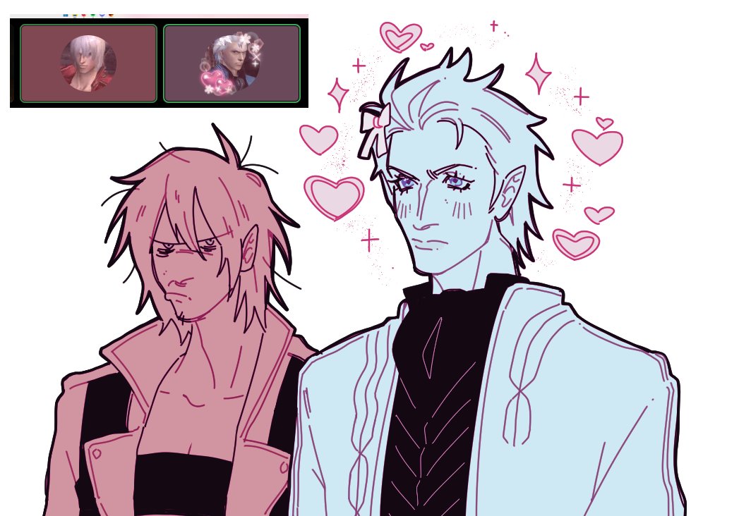 joke about matching icons with my really girly friend who has nitro #devilmaycry